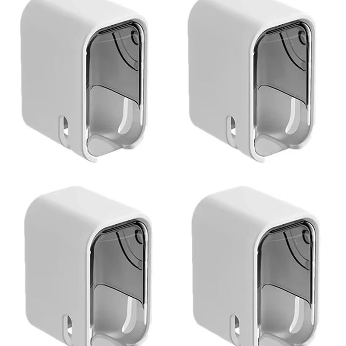 Soportes para cepillos con cubierta abatible